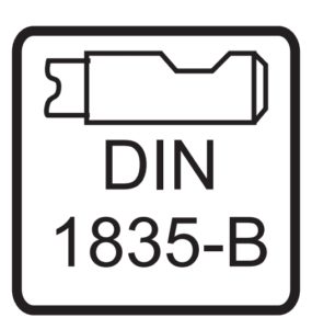 Oznaczenie chwytu DIN 1835 B