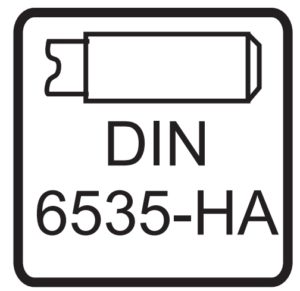 Oznaczenie chwytu DIN 6535 HA