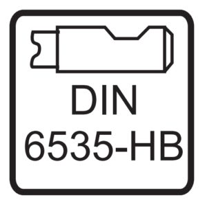 oznaczenie chwytu spłaczonego DIN 6535 HB