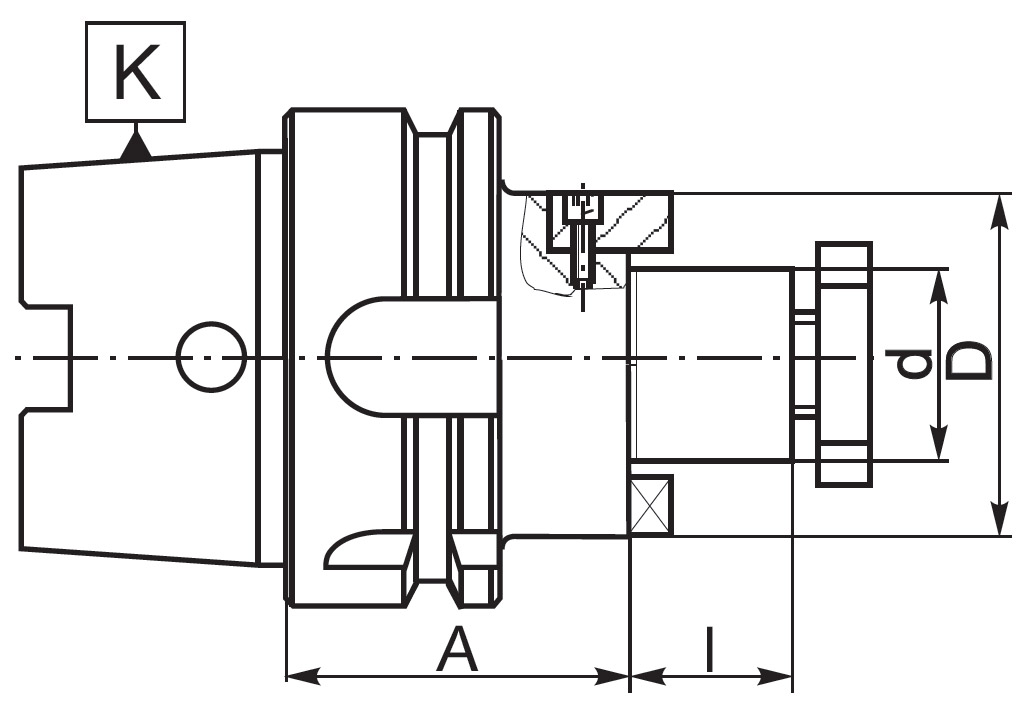 Trzpień 7888 DIN-69893-A